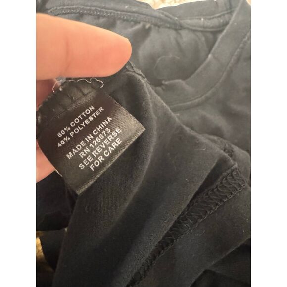 NFL Black Gold Logo Graphic T-Shirt | Women’s Medium Football Fan Top - Picture 2 of 6